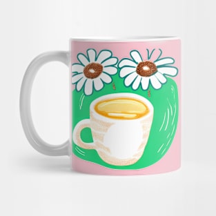 Tea Cup & Daisy Mug